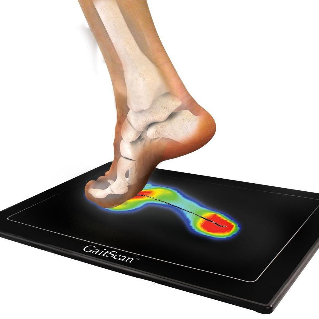 foot on scan